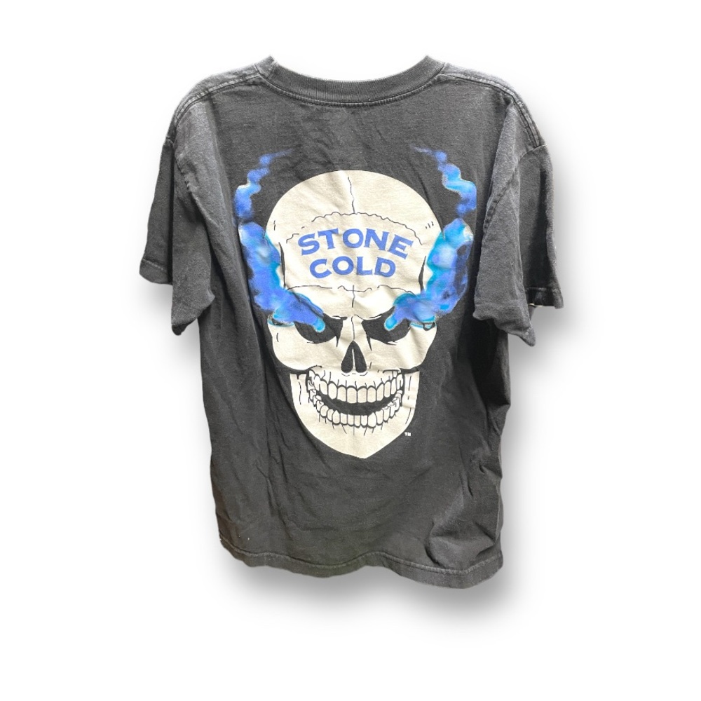 Stone Cold Steve Austin - What? / Flaming Skull Tee